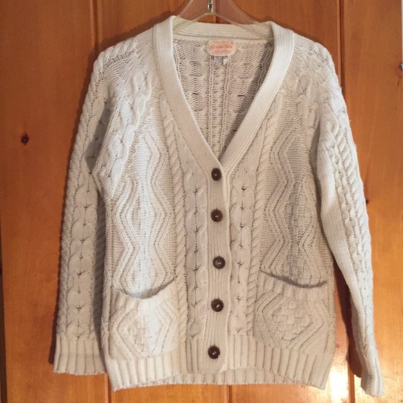 acrylic cardigan